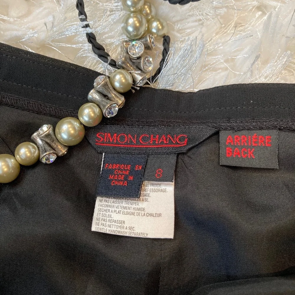 🖤 🖤 SIMON CHANG OVERLAY PANTS - Picture 14 of 14